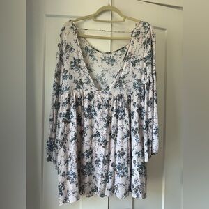 Floral Long Sleeve Dress
